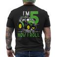 キッズ I Am 5 This Is How I Roll One Years Old Tractor 5歳の誕生日 メンズTシャツ バックプリント