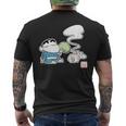 クレヨンしんちゃん 夏を感じる涼しげしんちゃん メンズTシャツ バックプリント