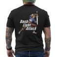 グランブルーファンタジーヴァーサス -ライジング- Dash Light Attack グラン メンズTシャツ バックプリント