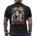 ゴス グランジ 鬼 アニメ 少女 ワイフ ホラー オルト 美学 メンズTシャツ バックプリント