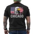 シカゴ Chicago メンズTシャツ バックプリント