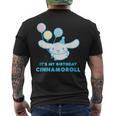 シナモロール It's My Birthday メンズTシャツ バックプリント