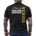 シニア 2025年 2025年クラス シニア 2025年卒業 メンズTシャツ バックプリント