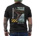 ジュラシック・ワールド再生モササウルス メンズTシャツ バックプリント