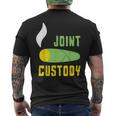 ジョイントカストディ マリファナウィード メンズTシャツ バックプリント