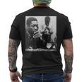 ジョン・コルトレーン 白黒写真 メンズTシャツ バックプリント