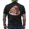 ゼリーロールケーキ メンズTシャツ バックプリント