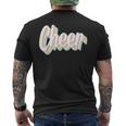 チアレトロチアリーダーチアリーディングチームギフト メンズTシャツ バックプリント