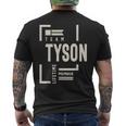 チームタイソン生涯メンバータイソン名 メンズTシャツ バックプリント