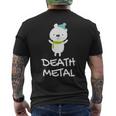 デスメタル ホッキョクグマ Cute Polar Bear Metalhead Death Metal メンズTシャツ バックプリント