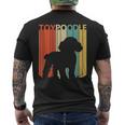 トイプードル犬 メンズTシャツ バックプリント