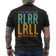 ドラマー Rlrr Lrll パラディドル ドラム ドラム レトロ ヴィンテージ メンズTシャツ バックプリント