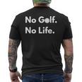 ノーゴルフノーライフ メンズTシャツ バックプリント