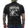 ハロウィンモンスターホラー映画 FrankenStein メンズTシャツ バックプリント
