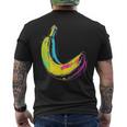 バナナ フルーツ モチーフ イラスト アート バナナ メンズTシャツ バックプリント