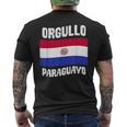 パラグアイプライド パラグアイ国旗 Orgullo Paraguayo メンズTシャツ バックプリント