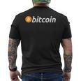 ビットコインtシャツ メンズTシャツ バックプリント