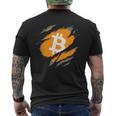 ビットコインプランbの時間です メンズTシャツ バックプリント