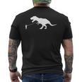 ファニーt-Rex ウォーキング恐竜 ティラノサウルスレックス メンズTシャツ バックプリント
