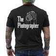 フォトカメラ カメラマン メンズTシャツ バックプリント