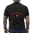 プールプレーヤービリヤードtシャツ I Am Not Addicted To Billiards メンズTシャツ バックプリント