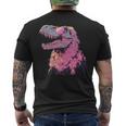 ヘアリー T-Rex パステルゴス ティラノサウルス 恐竜 サングラス メンズTシャツ バックプリント
