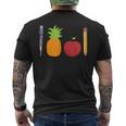 ペン パイナップル アップルペン 面白い メンズTシャツ バックプリント