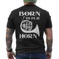 ホルン クラシックオーケストラ ホルニスト フレンチホルン 吹奏楽 メンズTシャツ バックプリント