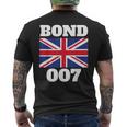 ボンドユニオンフラッグ 007 レトロシャツ メンズTシャツ バックプリント