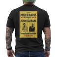 マイルス・デイビス・クインテットとジョン・コルトレーンストックホルム 1960 メンズTシャツ バックプリント