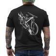 マウンテンバイク・グラフィック メンズTシャツ バックプリント