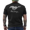 マスタングエンブレム メンズTシャツ バックプリント