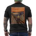 ムンクの叫び【世界の名画】エドヴァルド・ムンク Edvard Munch 美術館アート メンズTシャツ バックプリント
