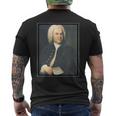 ヨハン・セバスチャン・バッハの絵画の肖像画1748 メンズTシャツ バックプリント