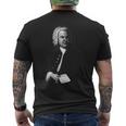 ヨハン・セバスティアン・バッハ 作曲家 ミュージシャン レトロ メンズTシャツ バックプリント