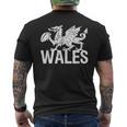 ラグビーウェールズドラゴン ウェールズ メンズ レディース ボーイズ ガールズ ウェールズ メンズTシャツ バックプリント