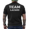 ラザロが好きな人のためのチームラザロ服 メンズTシャツ バックプリント
