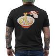 ラーメン ドット絵 メンズTシャツ バックプリント