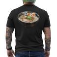 ラーメンコスチューム 簡単 ラストミニッツ ハロウィン 麺 和 メンズTシャツ バックプリント