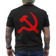 ロシア国旗 ロシア ソビエト ハンマーと鎌 Cccp ソ連 ギフト メンズTシャツ バックプリント