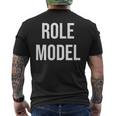 ロールモデル メンズTシャツ バックプリント