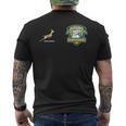 ワールドチャンピオンpringbok Bokke 南アフリカ ラグビー メンズTシャツ バックプリント