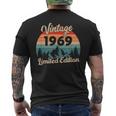ヴィンテージ 1969年生まれ限定版 男女 誕生日 メンズTシャツ バックプリント