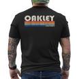 ヴィンテージ70年代80年代スタイルoakley Ca メンズTシャツ バックプリント