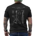 ヴィンテージ特許プリント 1932 バイオリン奏者 ミュージシャンギフト メンズTシャツ バックプリント