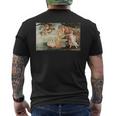 ヴィーナスの誕生 サンドロ・ボッティチェッリ 有名な絵画 メンズTシャツ バックプリント