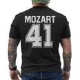 交響曲 作曲家 モーツァルト 41 交響曲 メンズTシャツ バックプリント