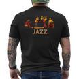 伝説のジャズアーティスト歌手 I Love Jazz メンズTシャツ バックプリント