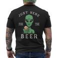 宇宙人とビール愛好家 地球外生物パーティーコスチューム メンズTシャツ バックプリント