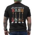必要なのはベースだけ ベーシストのための有名なクロスウォーク All You Need Is Bass メンズTシャツ バックプリント